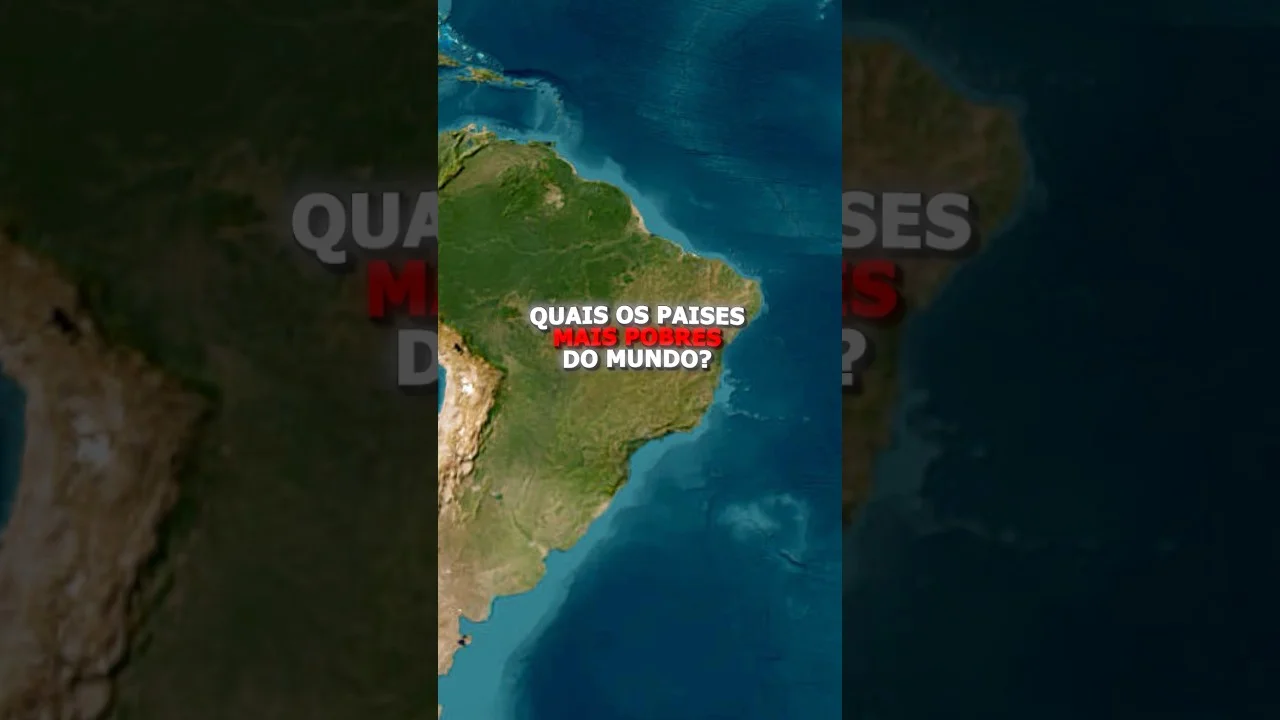 Quais os pais mais pobres do mundo? #geografia #geopolitica #mapas #curiosidades #historia #geo