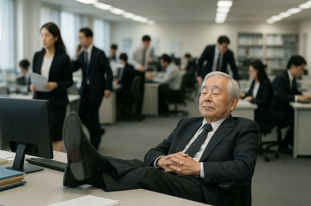 49% das empresas japonesas tem um 'tiozão que não faz nada'