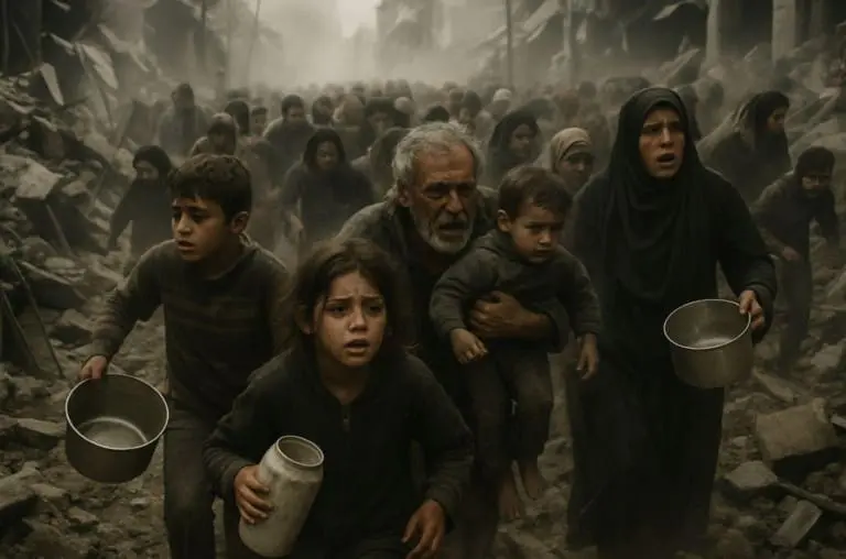 A tragédia silenciosa das crianças famintas em Gaza