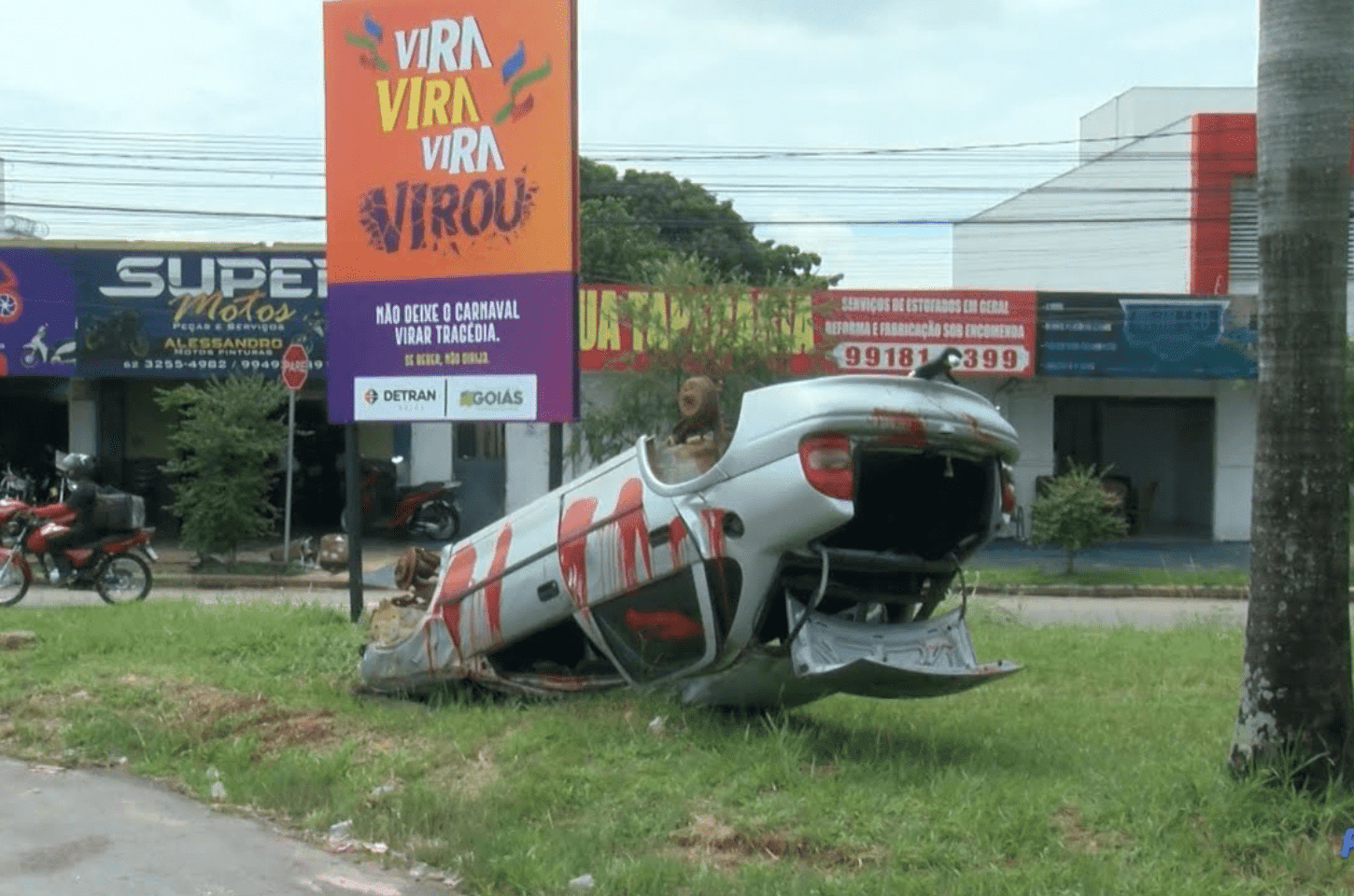 Ações criativas do Detran-GO para conscientização dos motoristas