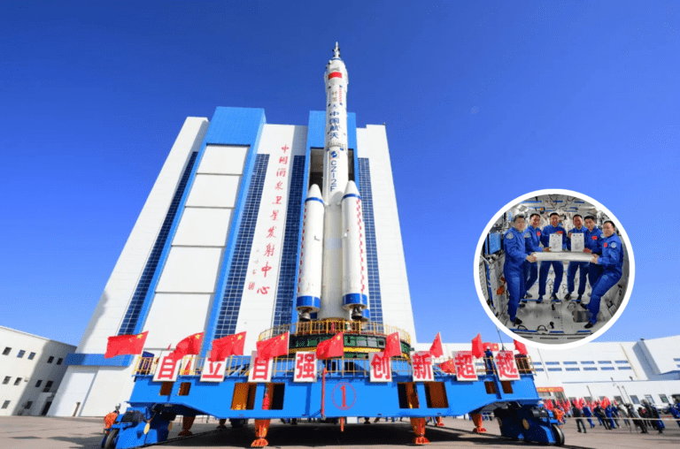 Astronautas chineses ficam presos no espaço após colisão