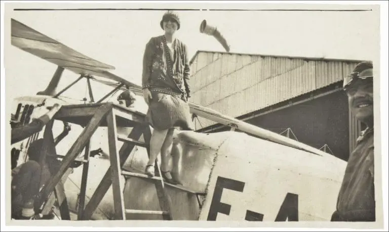 Bertha Lutz na cidade de Natal, em 1928, em campanha pelo voto feminino