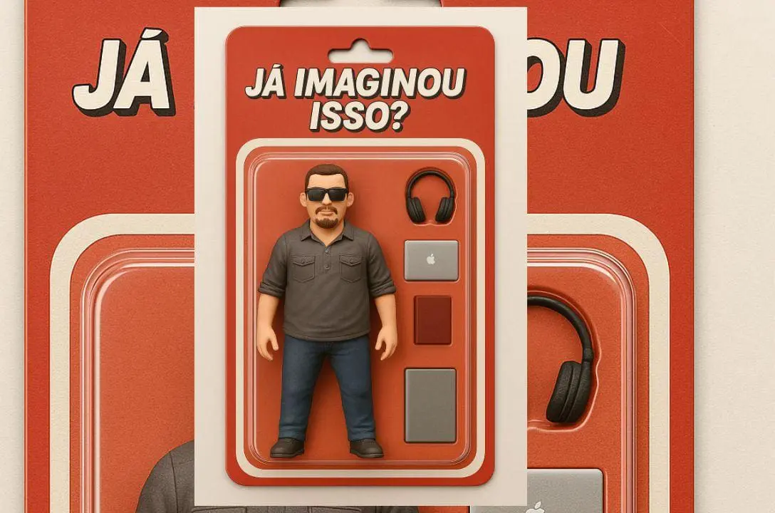 Boneco na Caixa ChatGPT - Nova trend de IA após Estúdio Ghibli