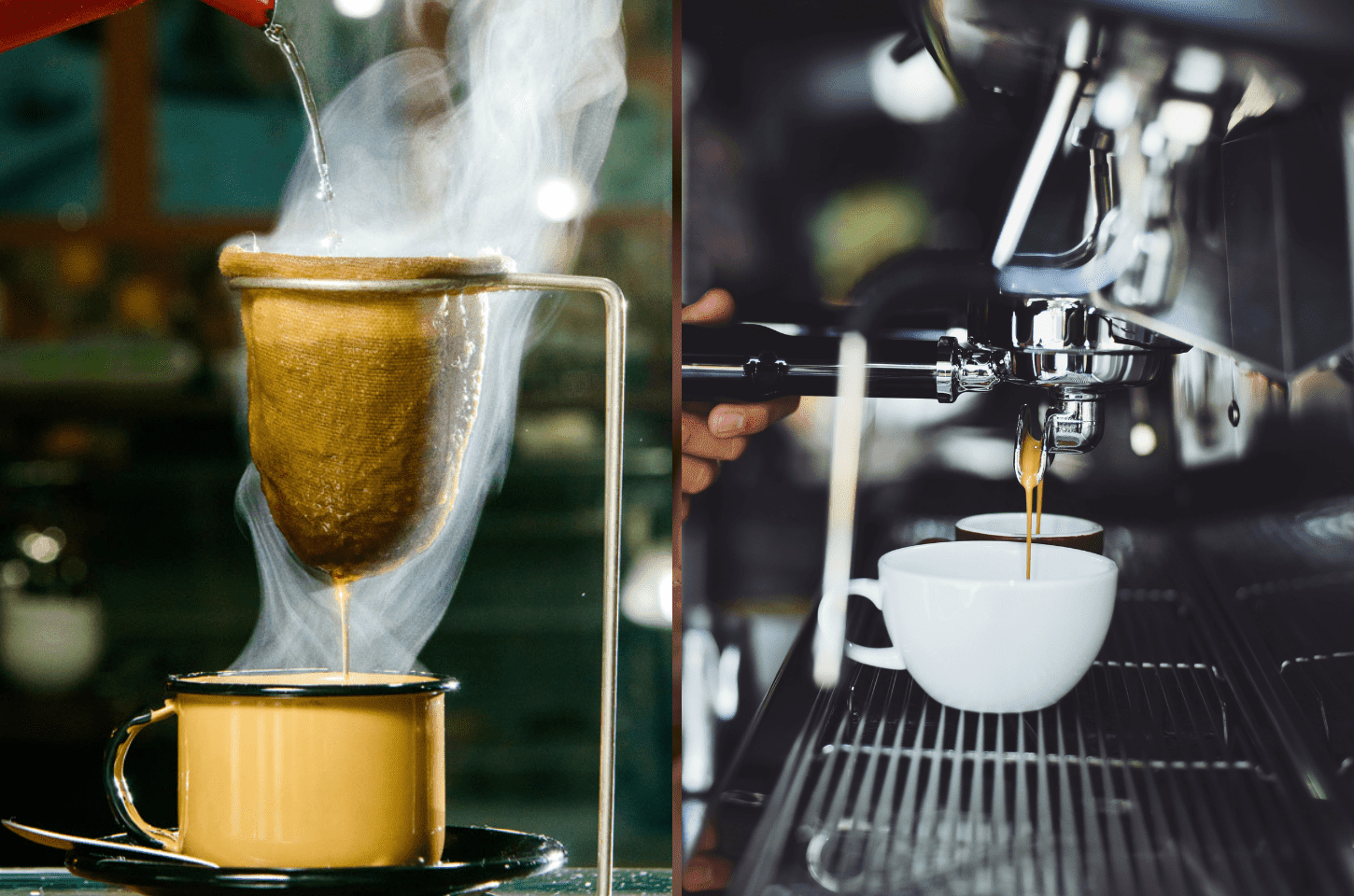 Café expresso ou no coador é melhor? Entenda as diferenças