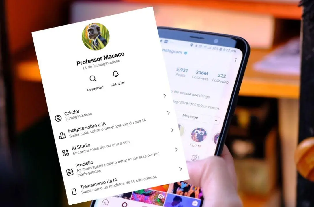 ChatGPT próprio no perfil do Instagram - Já criou o seu?