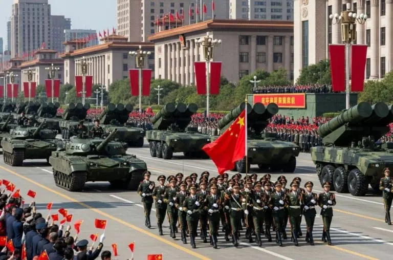 China exibe armas em desfile e manda recado ao mundo