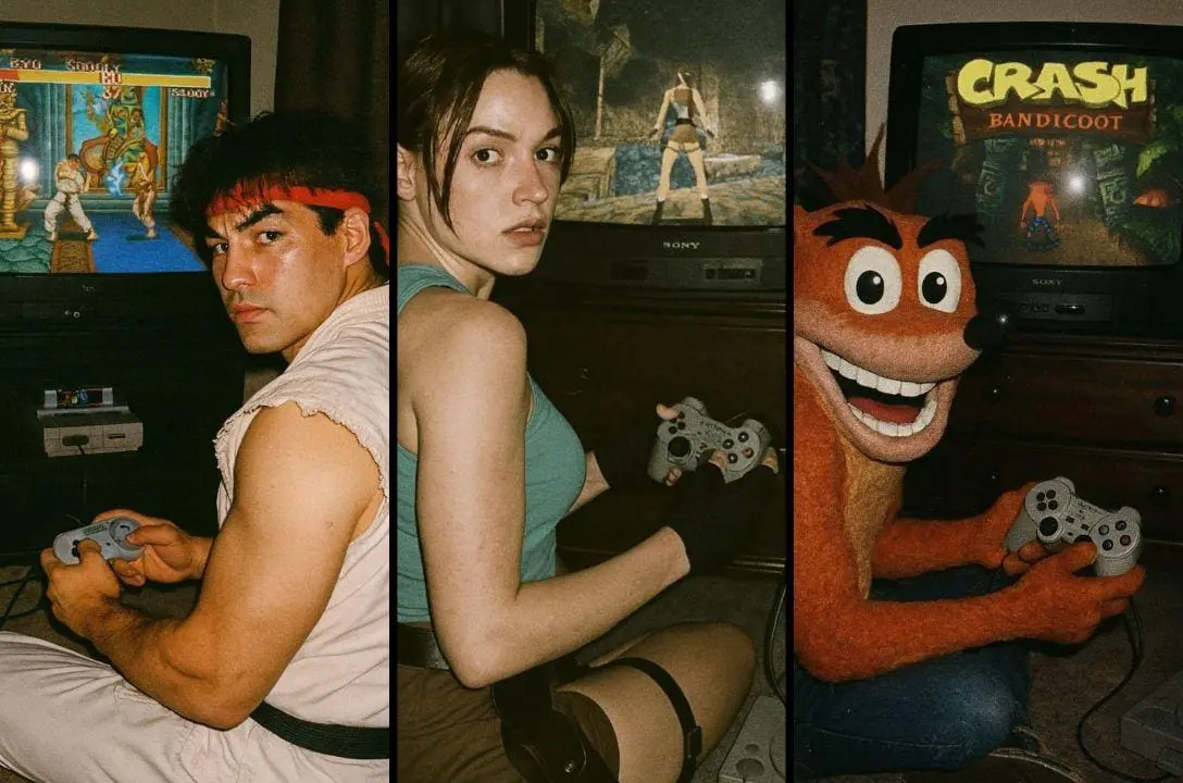 Como criar personagens anos 90 jogando seus próprios jogos