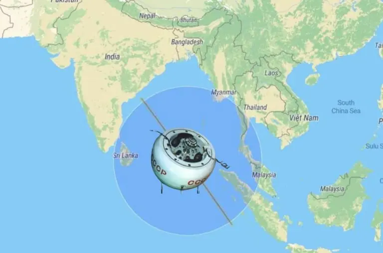 Espaçonave soviética caiu no Oceano Índico após 53 anos no espaço