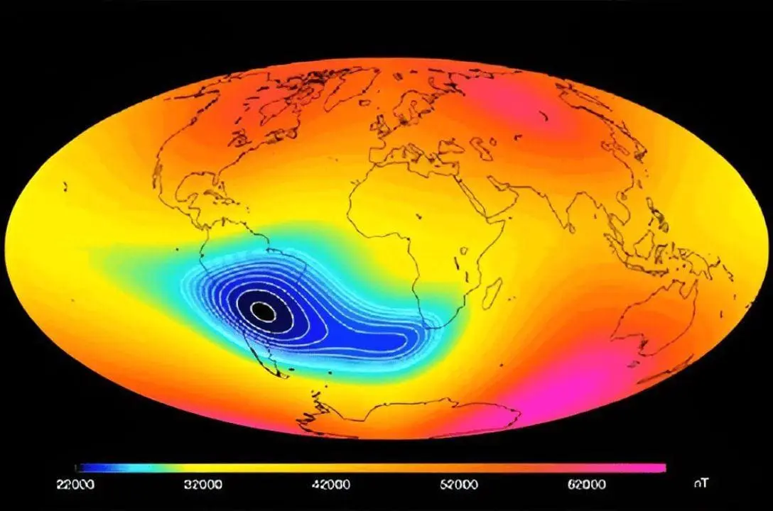 Existe uma anomalia magnética sobre o Brasil e ela está aumentando. Já imaginou isso?