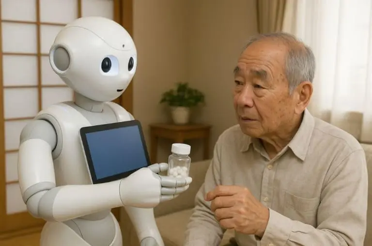 Japão enfrenta demência de idosos com robôs cuidadores