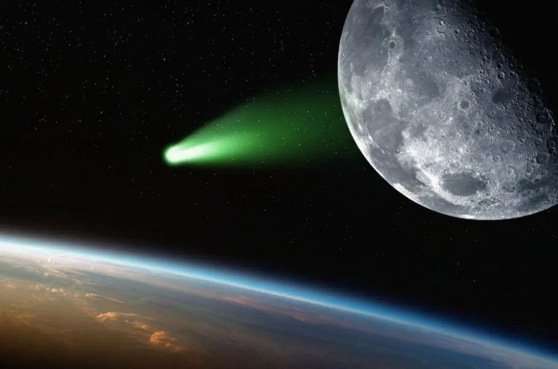 Lemmon - O cometa verde raro que vai cruzar o céu no Halloween