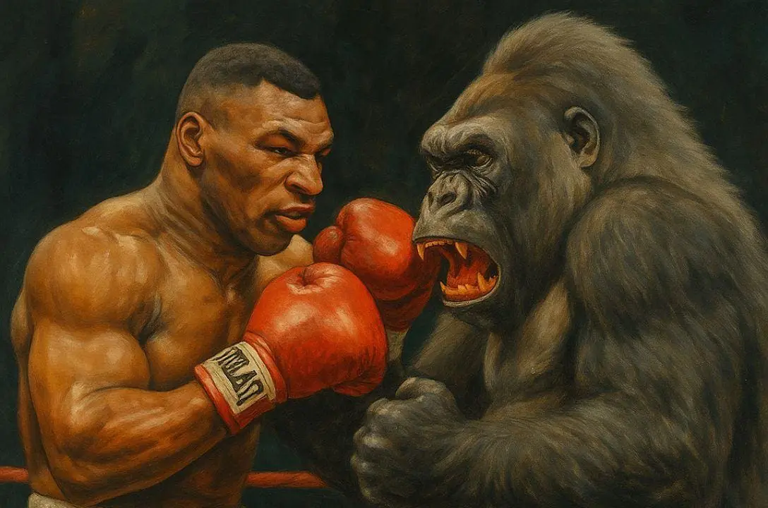 Mike Tyson já quis lutar sozinho contra um gorila silverback