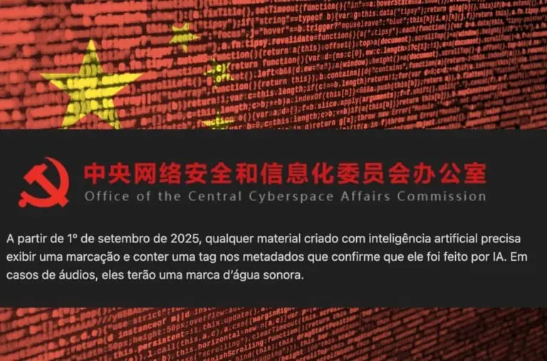 Nova lei da IA na China - Conteúdos terão selo de identificação