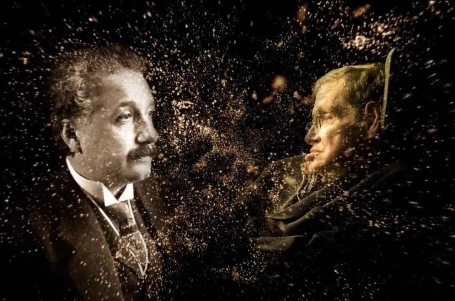 O dia de hoje une profundamente Einstein e Stephen Hawking. Já imaginou isso?