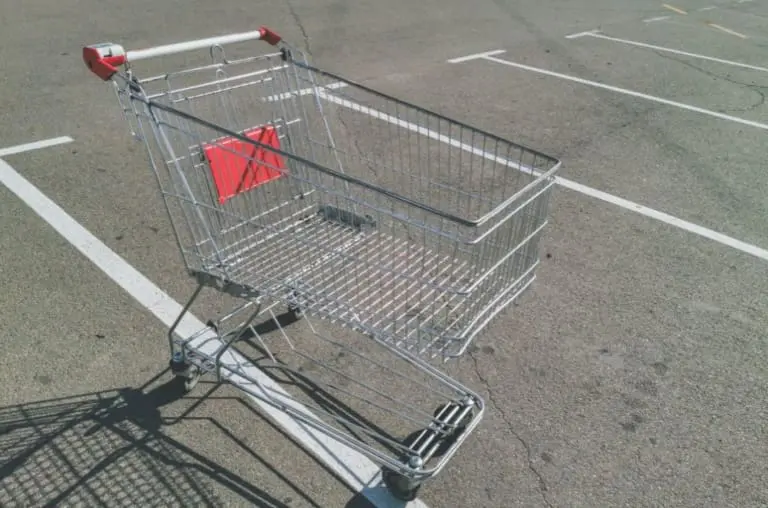 O que significa guardar o carrinho de supermercado no lugar?