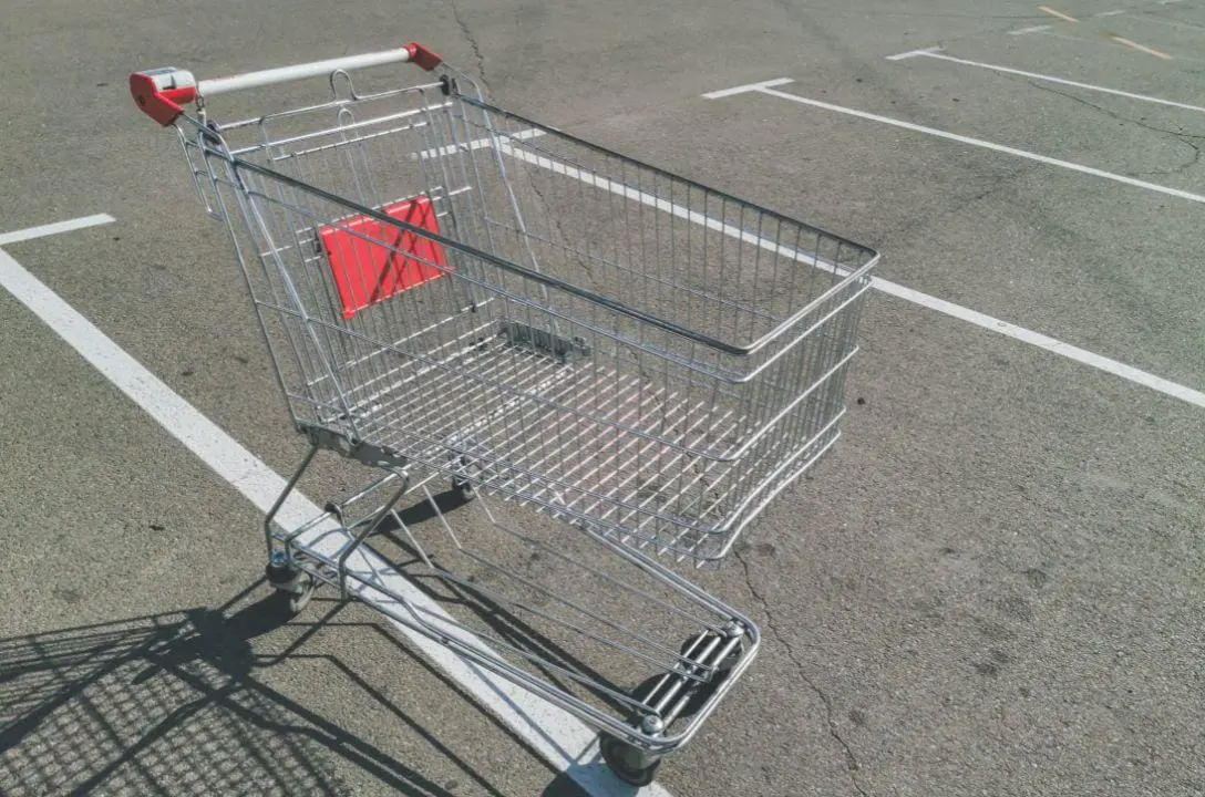 O que significa guardar o carrinho de supermercado no lugar?