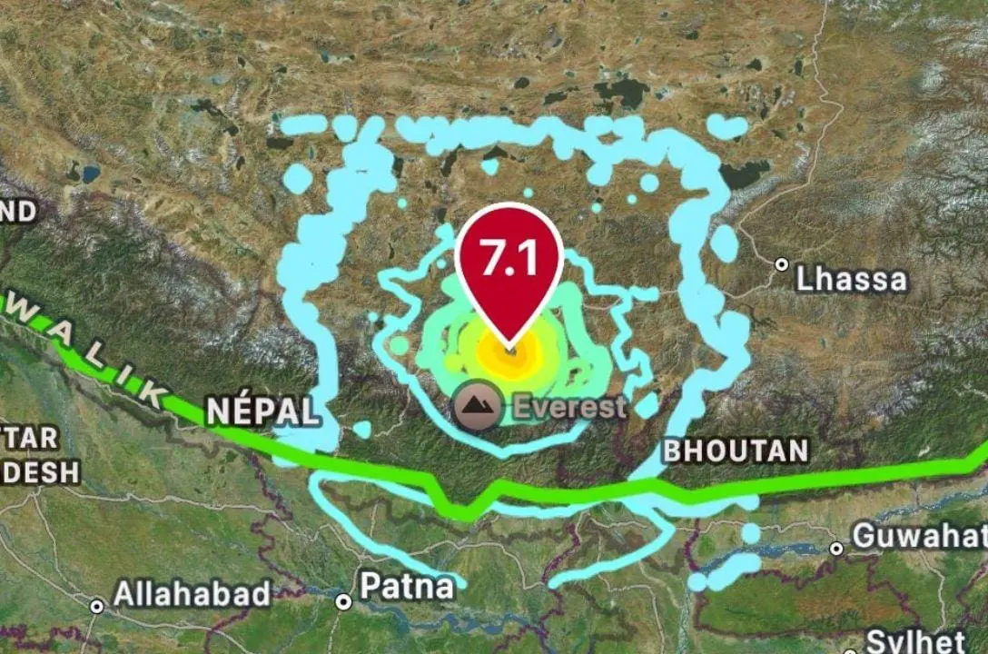 Terremoto de magnitude 7.1 deixa vítimas no Tibete