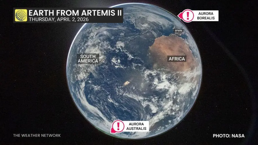 &ldquo;D&aacute; para ver o globo inteiro, de polo a polo. D&aacute; para ver a &Aacute;frica, a Europa e at&eacute; a aurora boreal.&rdquo;