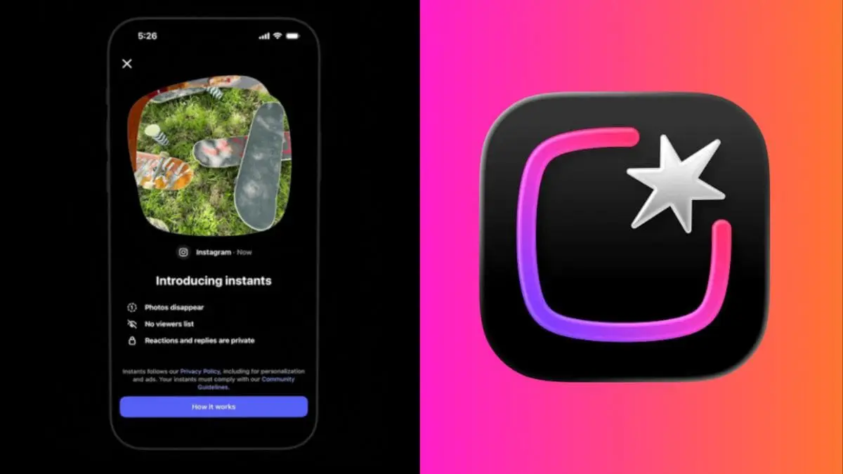 Como funciona o Instants do Instagram, novo recurso de fotos rápidas O Instants do Instagram é um novo recurso da rede social que permite compartilhar fotos rápidas e temporárias com grupos mais restritos de pessoas