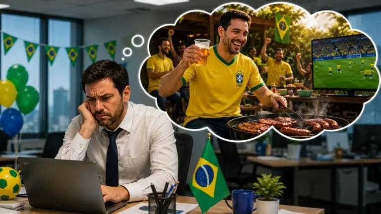 Trabalhador tem direito a folga nos dias de jogos da seleção?