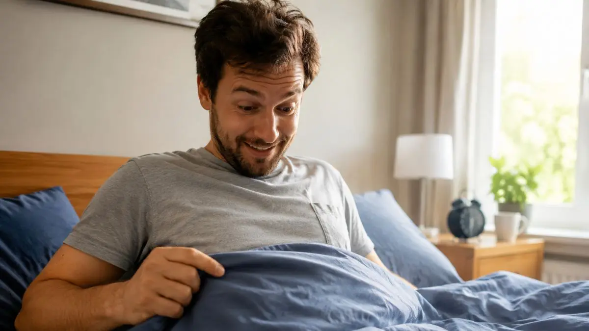 A ausência de ereção matinal pode ser um alerta de risco de infarto Um dos maiores mitos sobre a ereção matinal é acreditar que ela ocorre porque o homem está tendo sonhos eróticos ou sentindo desejo sexual.