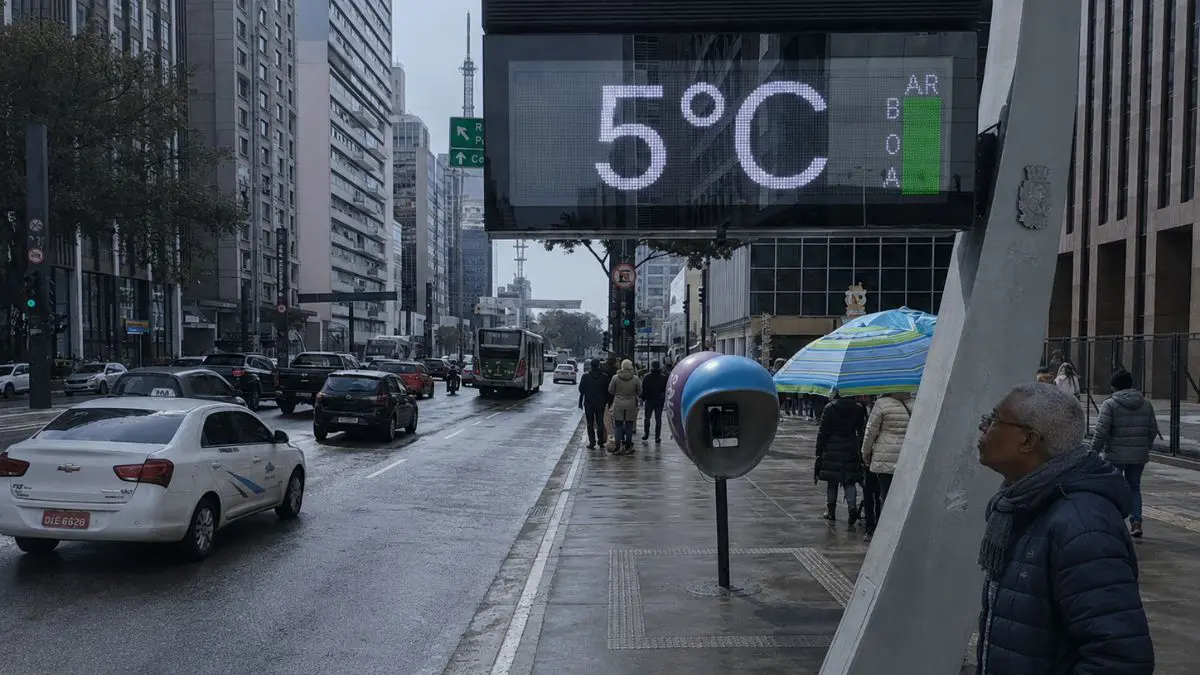 Segundo especialistas, o primeiro avan&ccedil;o de ar polar deve ocorrer entre a segunda quinzena do m&ecirc;s e os dias seguintes, provocando queda de temperatura em diversos estados.