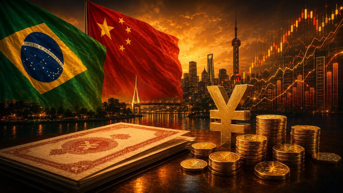 Brasil emitirá títulos em Yuan pela primeira vez, e incomoda Estados Unidos