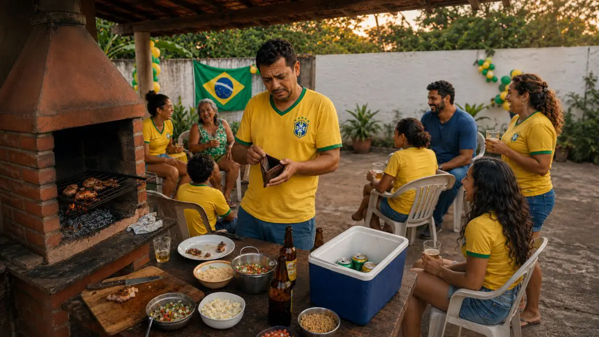 Churrasco e bebidas estão 11,5% mais caros do que na Copa de 2022