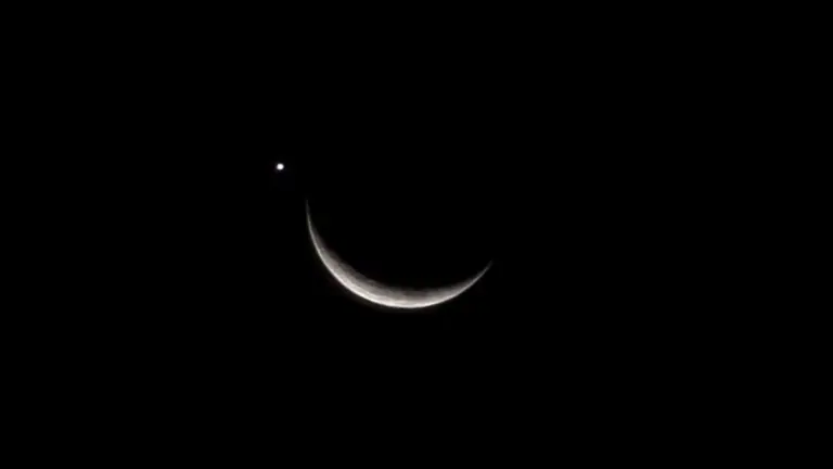 Encontro entre Lua e Vênus encanta o céu da Chapada dos Veadeiros