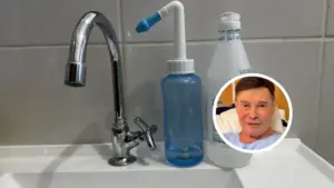 Lavagem nasal incorreta leva apresentador ao hospital; qual o jeito certo?