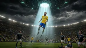 É hoje! Vidente previu invasão alienígena e abdução no jogo do Brasil