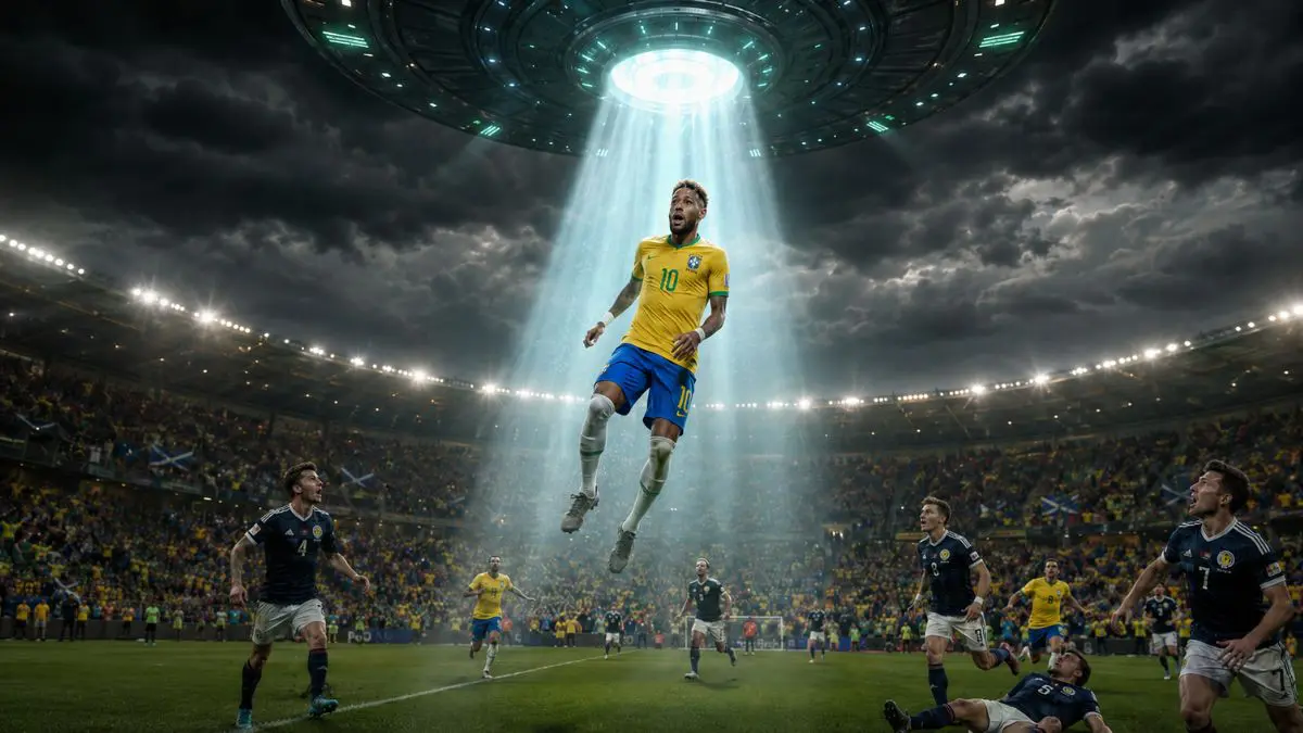 É hoje! Vidente previu invasão alienígena e abdução no jogo do Brasil