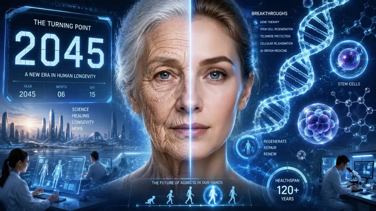 2045 pode ser o ano em que a humanidade vencerá o envelhecimento?