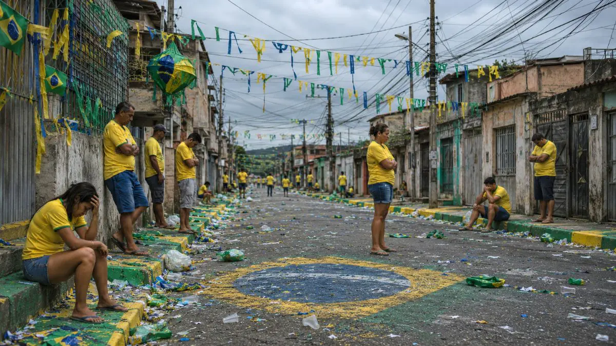 Brasil acorda triste após eliminação na Copa: por que essa derrota dói tanto? O Brasil sofre tanto com a Copa porque venceu muito. A glória antiga também virou cobrança permanente.