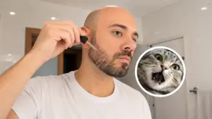 Uso minoxidil. Meus gatos e cachorros correm perigo? O que fazer?