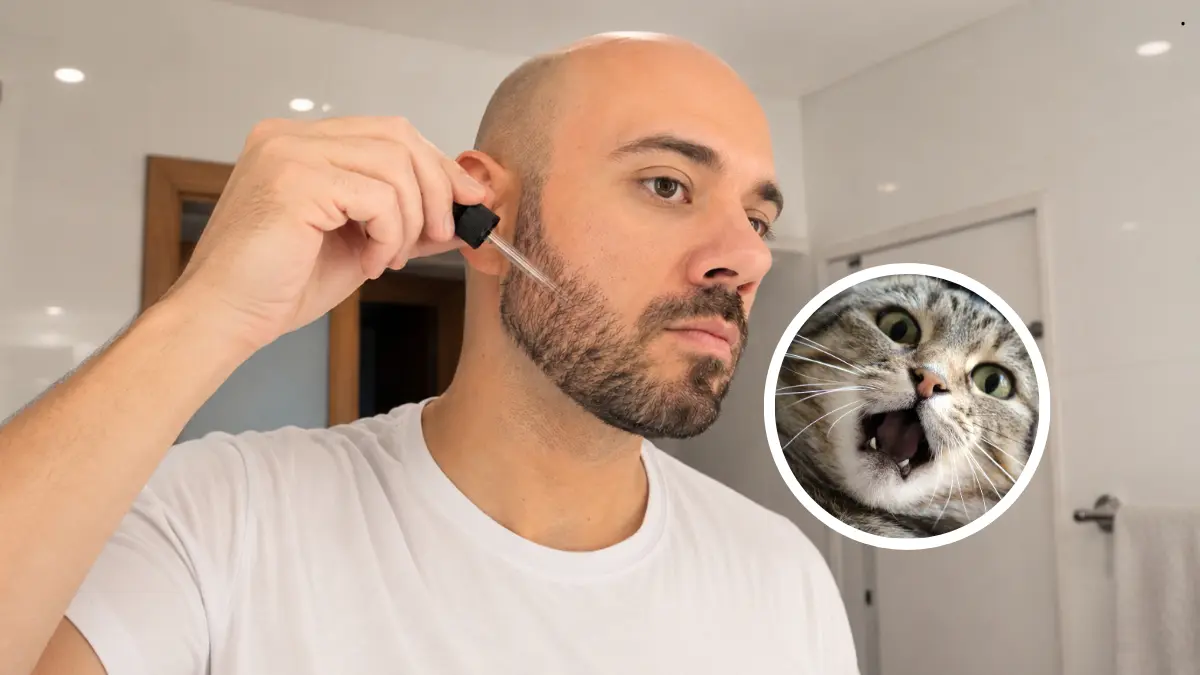 Uso minoxidil. Meus gatos e cachorros correm perigo? O que fazer?