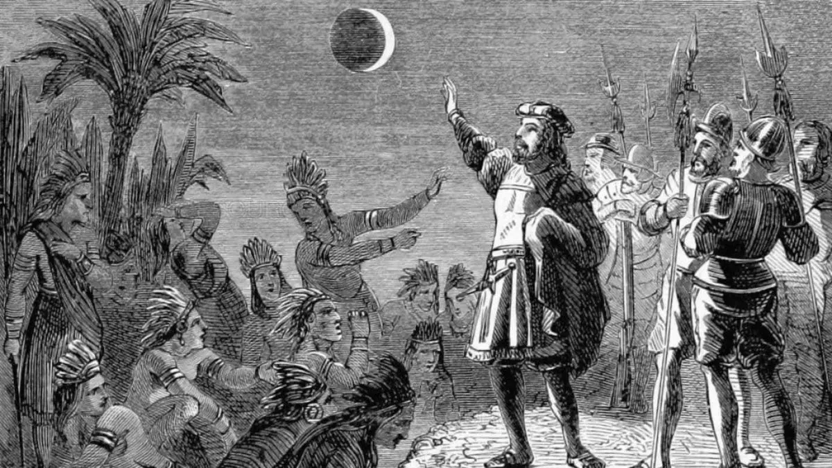 Já imaginou que um eclipse lunar salvou a vida de Cristóvão Colombo?