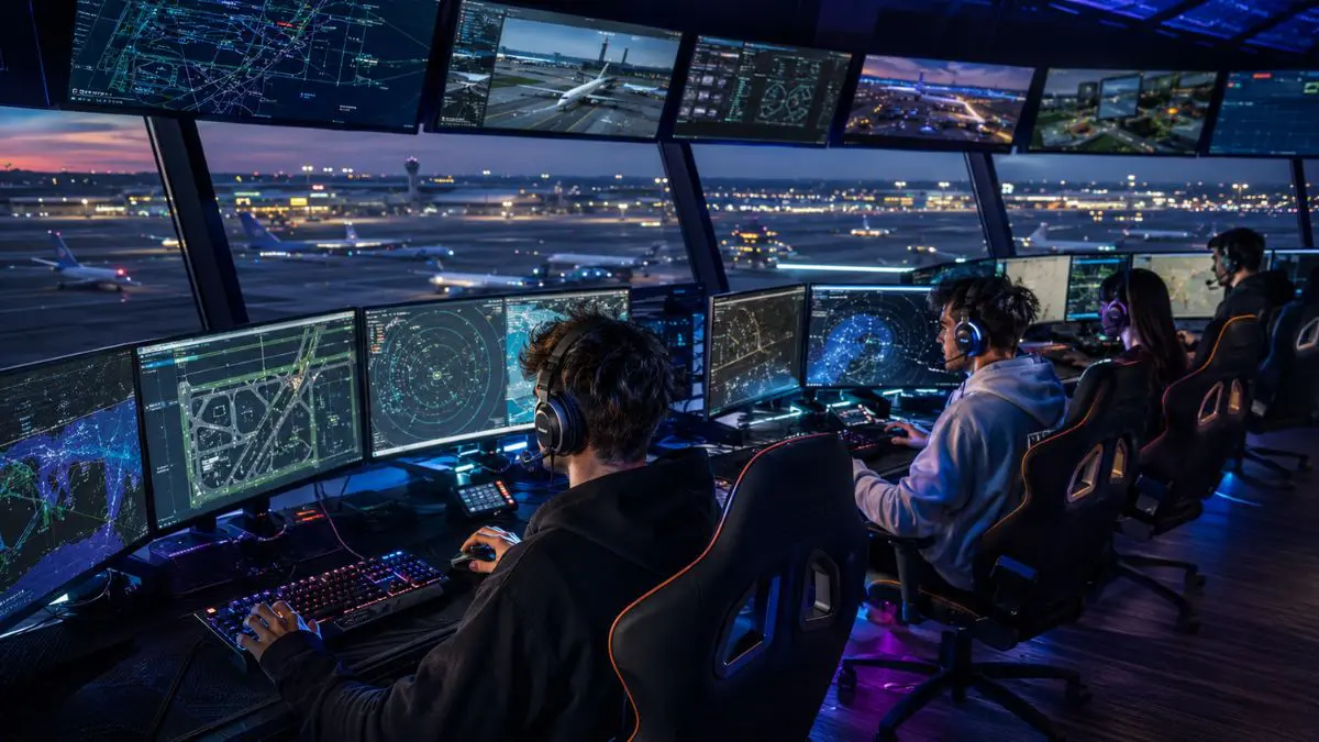 Gamers como controladores de voo? Eles podem ganhar mais de US$ 155 mil por ano
