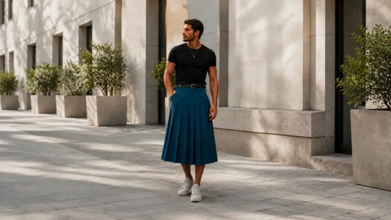 Moda agênero ganha espaço nos EUA e homens apostam cada vez mais em saias