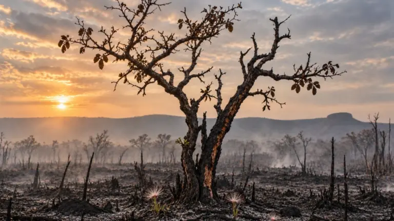 Já imaginou como o Cerrado consegue renascer depois do fogo?