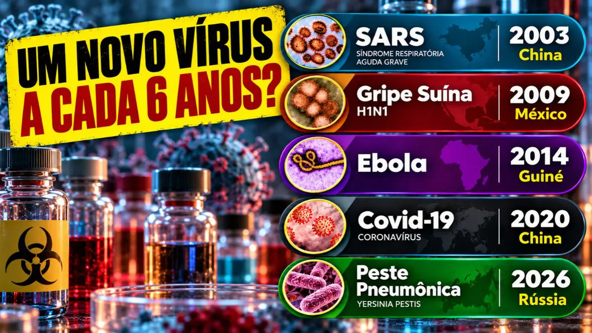 Pandemias acontecem a cada 6 anos? Investigamos a teoria que viralizou