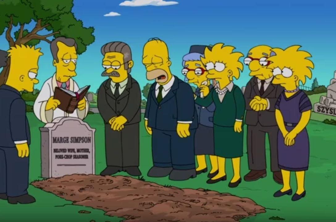 A morte de Marge Simpson pegou os fãs de surpresa