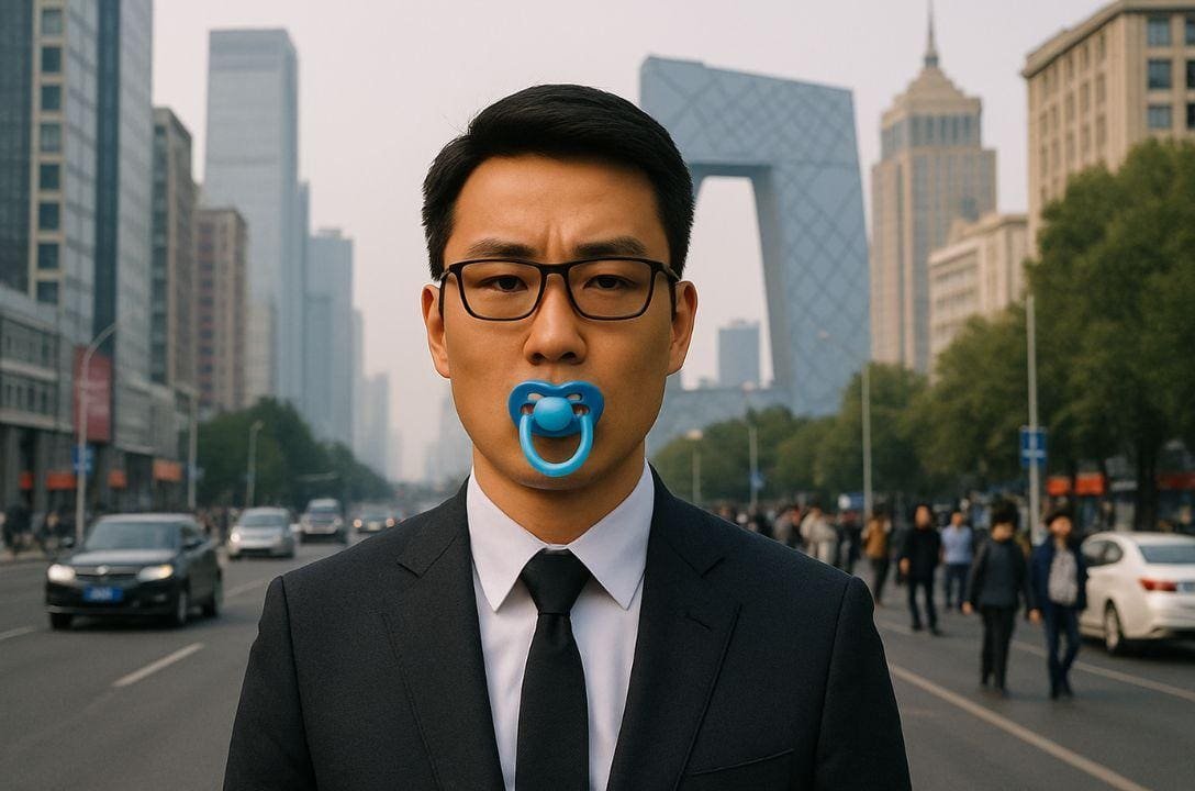 Adultos usando chupeta? Nova tendência que surgiu na China