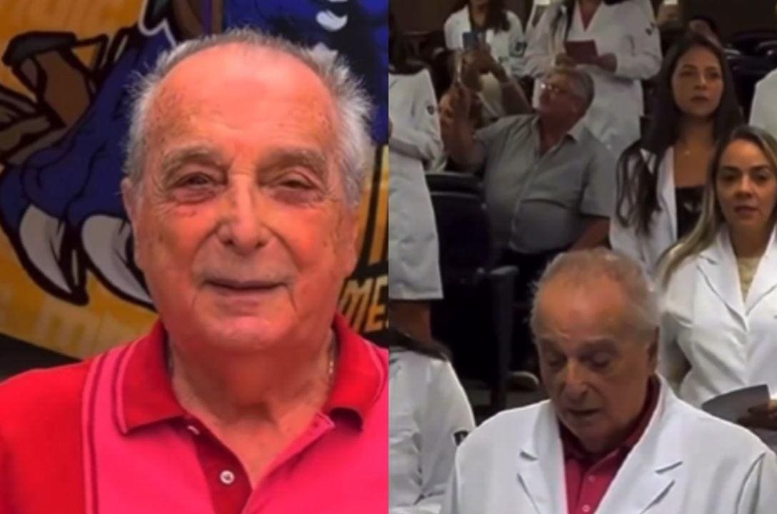 Aos 87 anos, idoso realiza sonho de infância de cursar medicina