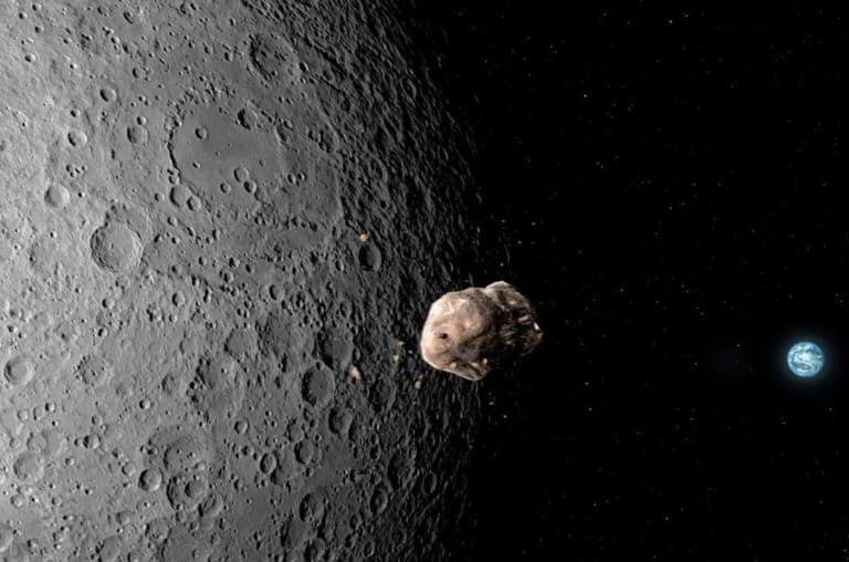 Asteroide 'assassino de cidades' avança em direção à Lua