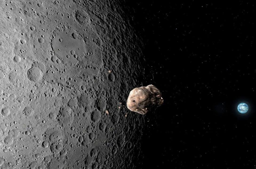 Asteroide 'assassino de cidades' avança em direção à Lua