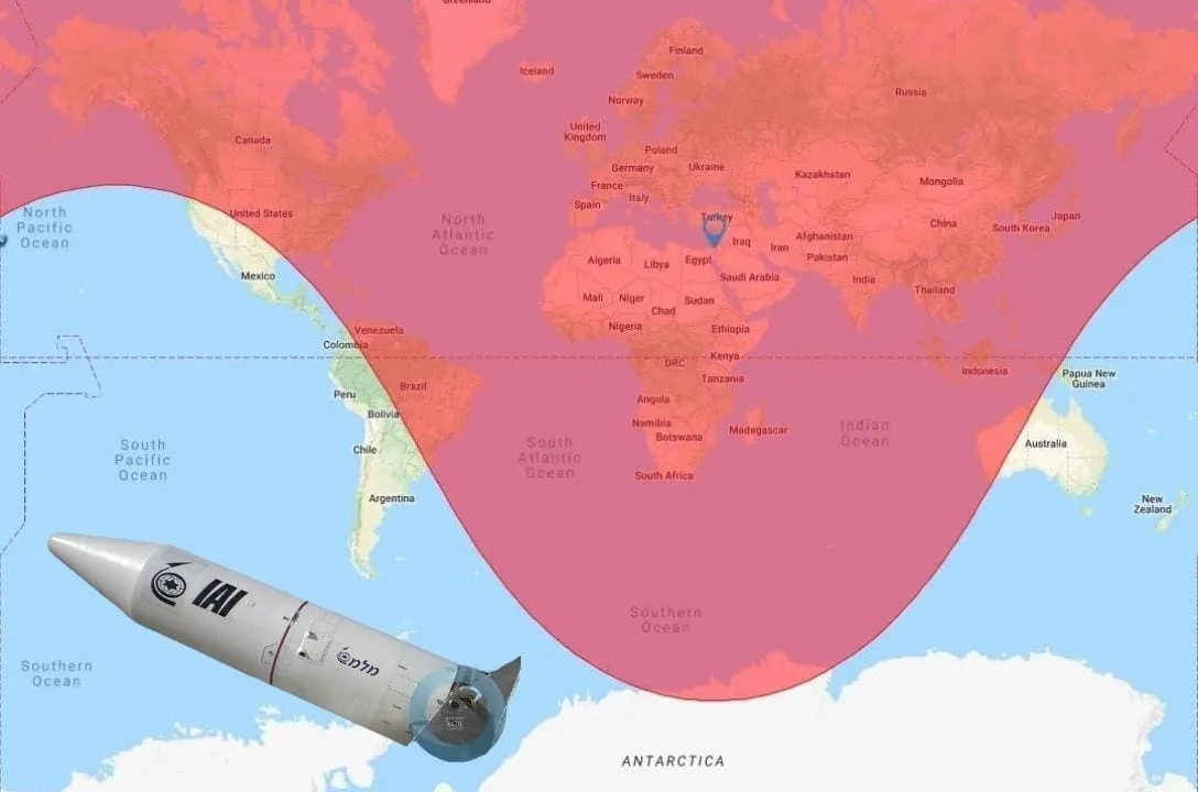 ate o brasil esta no radar do m1ss1l israelense jericho 3 300dd