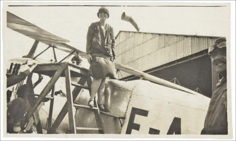 Bertha Lutz na cidade de Natal, em 1928, em campanha pelo voto feminino