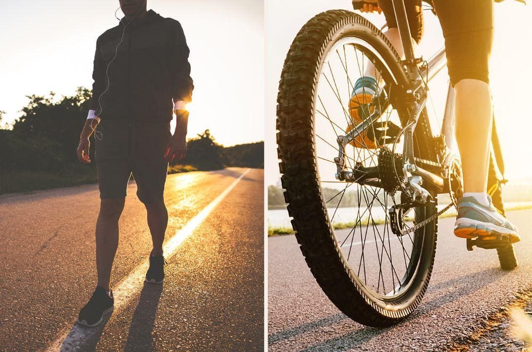 Caminhar ou pedalar? Qual faz melhor para sua saúde?