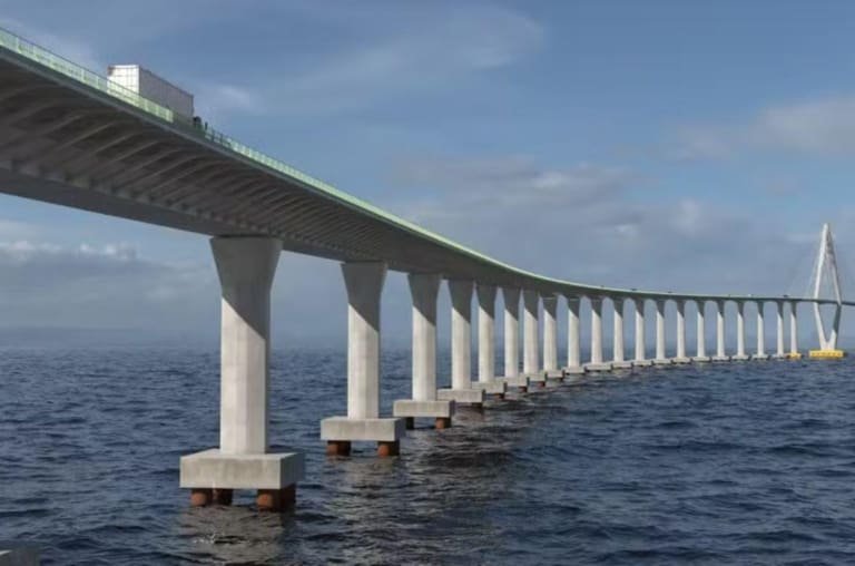 China vai construir maior ponte do Brasil, maior que Rio-Niterói